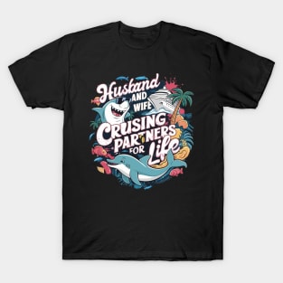 Family Cruise Husband and Wife Matching Cruise Ship T-Shirt